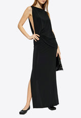 The Peplo Boatneck Maxi Dress