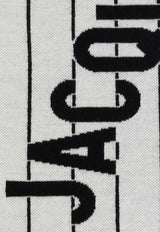 The Liga Striped Knit Fringed Scarf