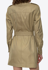 Safari Belted Mini Dress