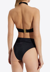 توب بكيني بحمالات عنق