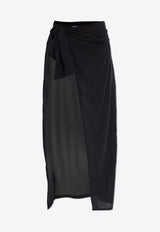 رداء شاطئ غير متماثل برباط ذاتي