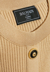 فستان قصير مُضلع بحمالات عنق