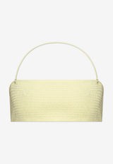 Tory Burch Halterneck Smocked Bikini Top Yellow GÓRA 167573 0-701