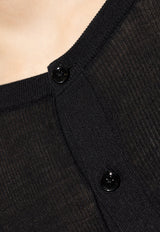 Tom Ford Fitted cut top Black KYL023 YMS081F24-LB999