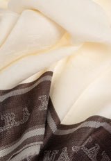 Madre Logo Silk-Blend Scarf