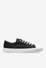 Square-Toe Canvas Sneakers