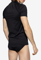 Balmain Embroidered Logo T-shirt Black BWM351570 0-001