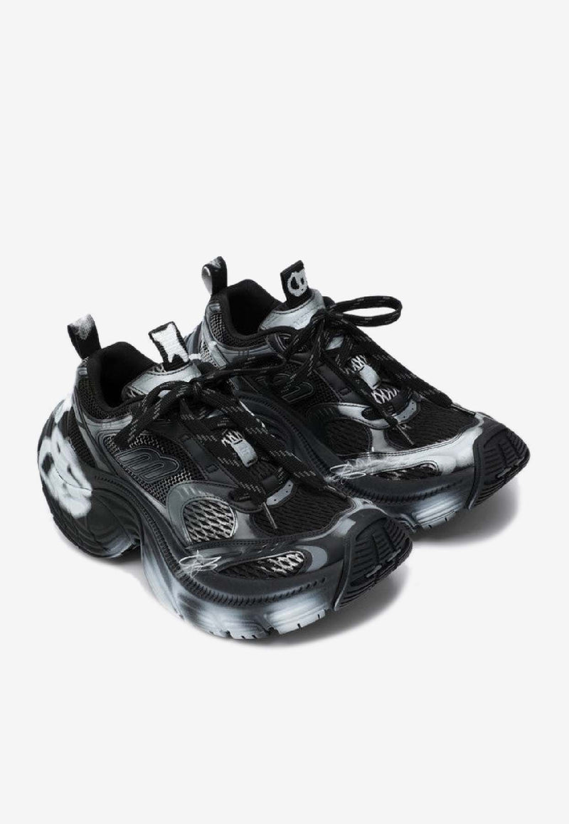 Balenciaga 6XL Spray-Effect Sneakers Black 815859W6XGF/R_BALEN-1090