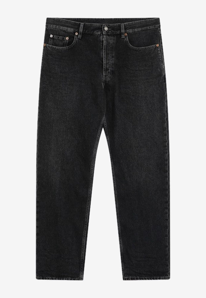 Saint Laurent Mick Straight-Leg Jeans Black 816412Y33VA/R_YSL-1297