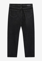Saint Laurent Mick Straight-Leg Jeans Black 816412Y33VA/R_YSL-1297