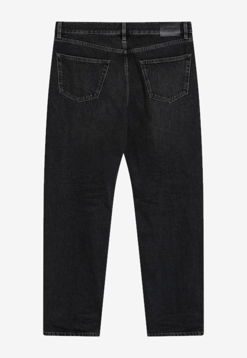 Saint Laurent Mick Straight-Leg Jeans Black 816412Y33VA/R_YSL-1297