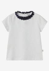Girls Frayed Short-Sleeved T-shirt