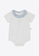Baby Floral-Ruffled Onesie