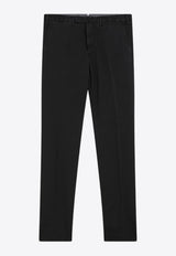 Washed Straight-Leg Pants