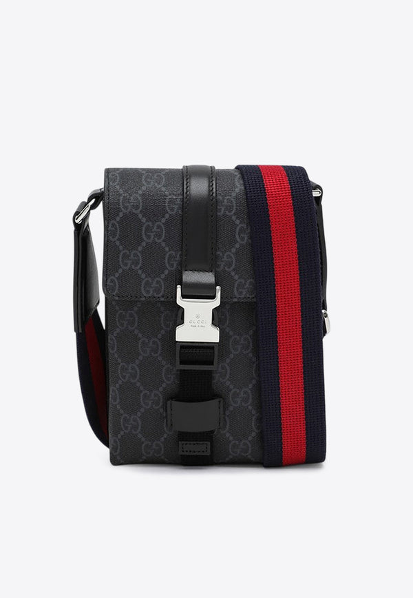 Gucci Mini GG Supreme Phone Holder Black 816954FAD8C/Q_GUC-1049