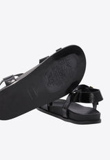 ALOHAS Siren Toe-Ring Leather Sandals Black S10074001_79203