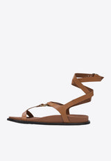ALOHAS Kizzi Leather Sandals Brown S10063903_79220