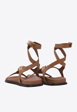 ALOHAS Kizzi Leather Sandals Brown S10063903_79220