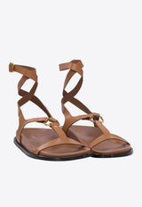 ALOHAS Kizzi Leather Sandals Brown S10063903_79220