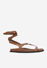 ALOHAS Kizzi Leather Sandals Brown S10063903_79220