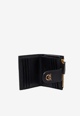 PINKO Logo-Plaque Leather Wallet Black 103610A0F1Z99Q_77251