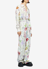 Alexander McQueen Meadow Floral Print Pants Multicolor 819000QZAQV 9015