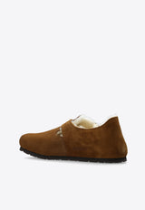 Birkenstock Suede shoes `London` Brown 1014962 0-MINK