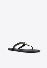 Alia Flat Rubber Thong Sandals