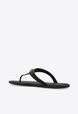 Alia Flat Rubber Thong Sandals