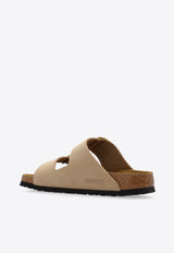Arizona Big Buckle Leather Slides