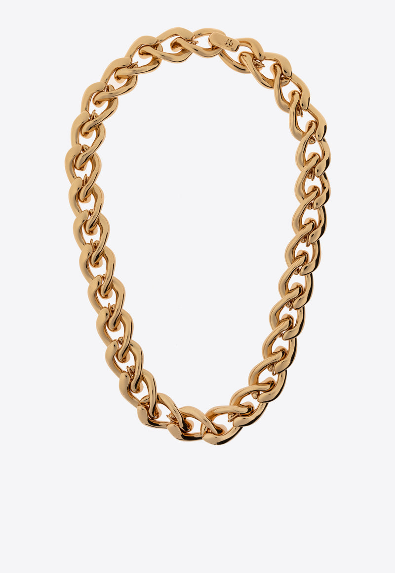 Tory Burch Wishbone Chain Brass Necklace 154270 0-720
