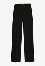 Ferragamo Creased trousers Black 143970 P 776087-NERO