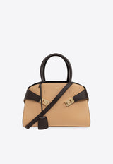 Ferragamo Hug Shoulder Bag Brown 215608 HUG TH S 774650-LIGHT CAMEL