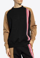 Moschino Sweatshirt with a Patch Black 242ZR A1726 7029-1555