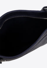 Ferragamo Twins Gancini Buckle Messenger Bag Midnight Blue 241624 TWINS 775174-MIDNIGHT