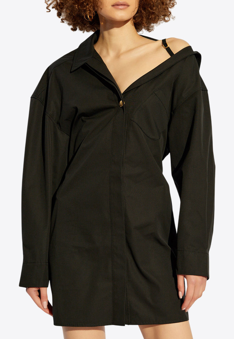 Jacquemus Asymmetric Mini Shirt Dress 243DR094 1519-990