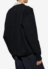 Jacquemus Ribbed Buttoned Wool Cardigan Black 246KN292 2359-990