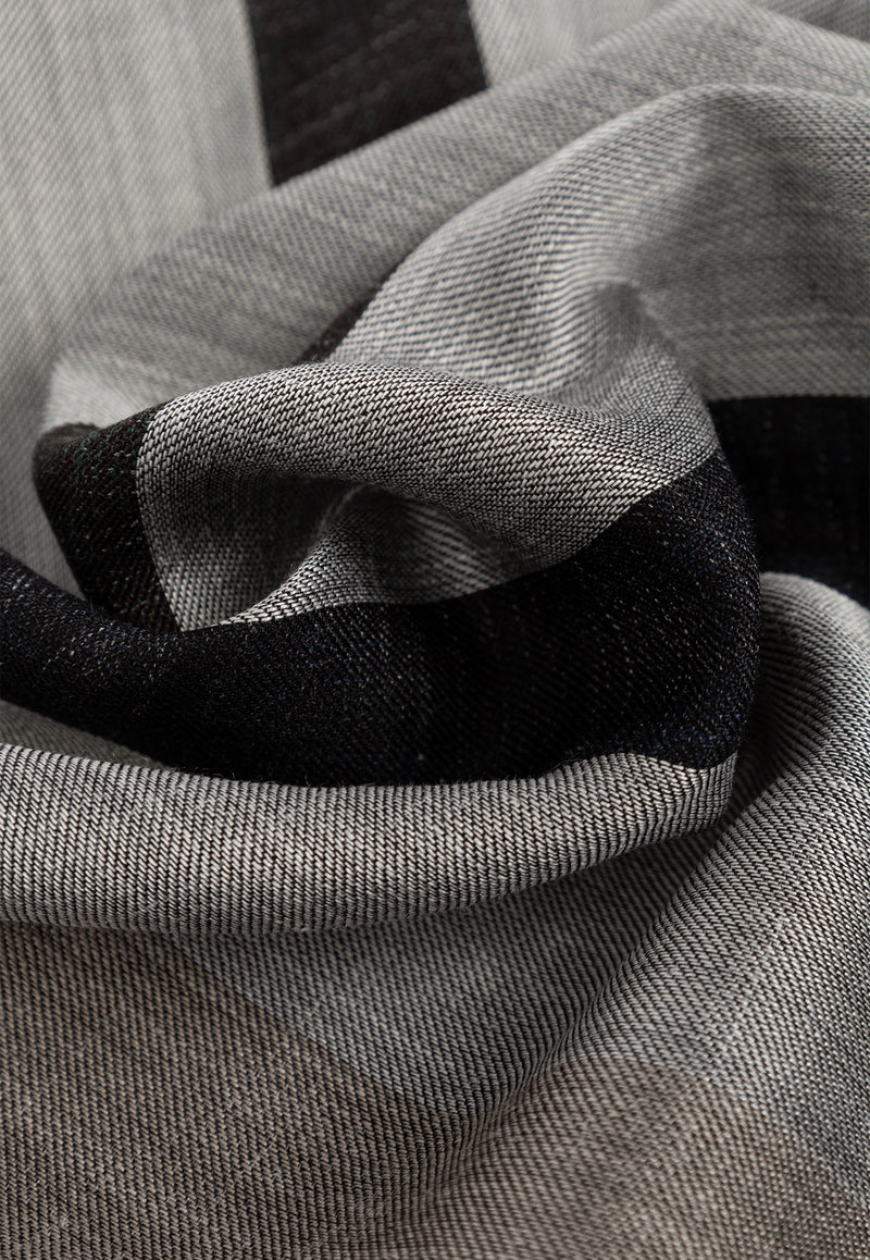 Ferragamo Logo Jacquard Striped Silk-Blend Scarf 520120 ST BIGLOGO 776137-STONE RED