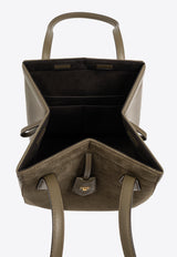 Fendi Medium Origami Suede Shoulder Bag 8BH414 AS79-F1PPT