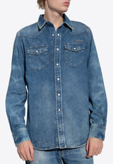 Signature Logo Denim Shirt