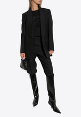 بليزر بصف أزرار واحد بياقة شاول