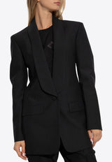 بليزر بصف أزرار واحد بياقة شاول