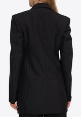 بليزر بصف أزرار واحد بياقة شاول