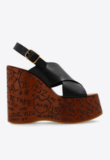 Maxime 130 Engarved Wedge Sandals
