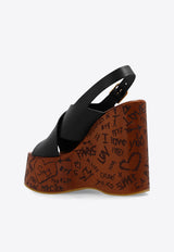 Maxime 130 Engarved Wedge Sandals