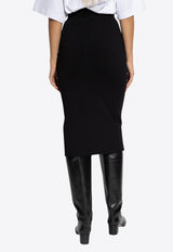 Dolce & Gabbana DG Logo Midi Pencil Skirt FXO10T JFMEX-N0000