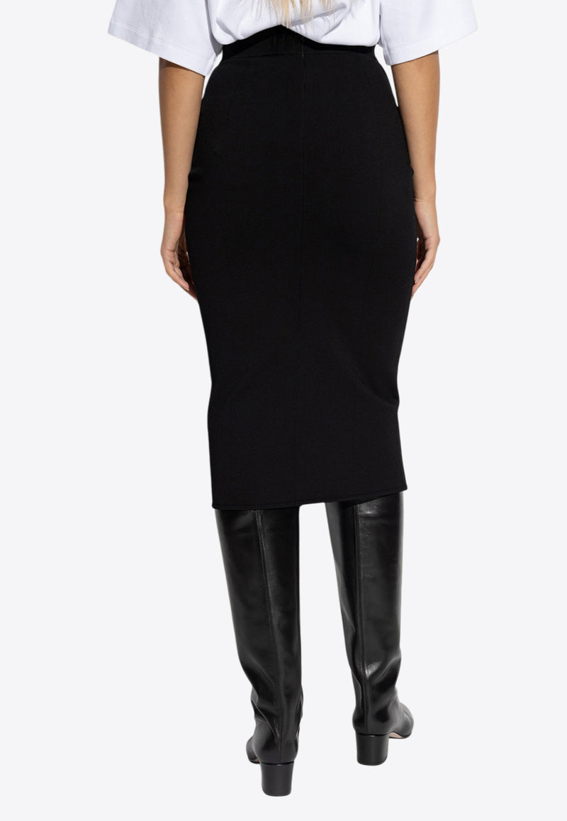 Dolce & Gabbana DG Logo Midi Pencil Skirt FXO10T JFMEX-N0000