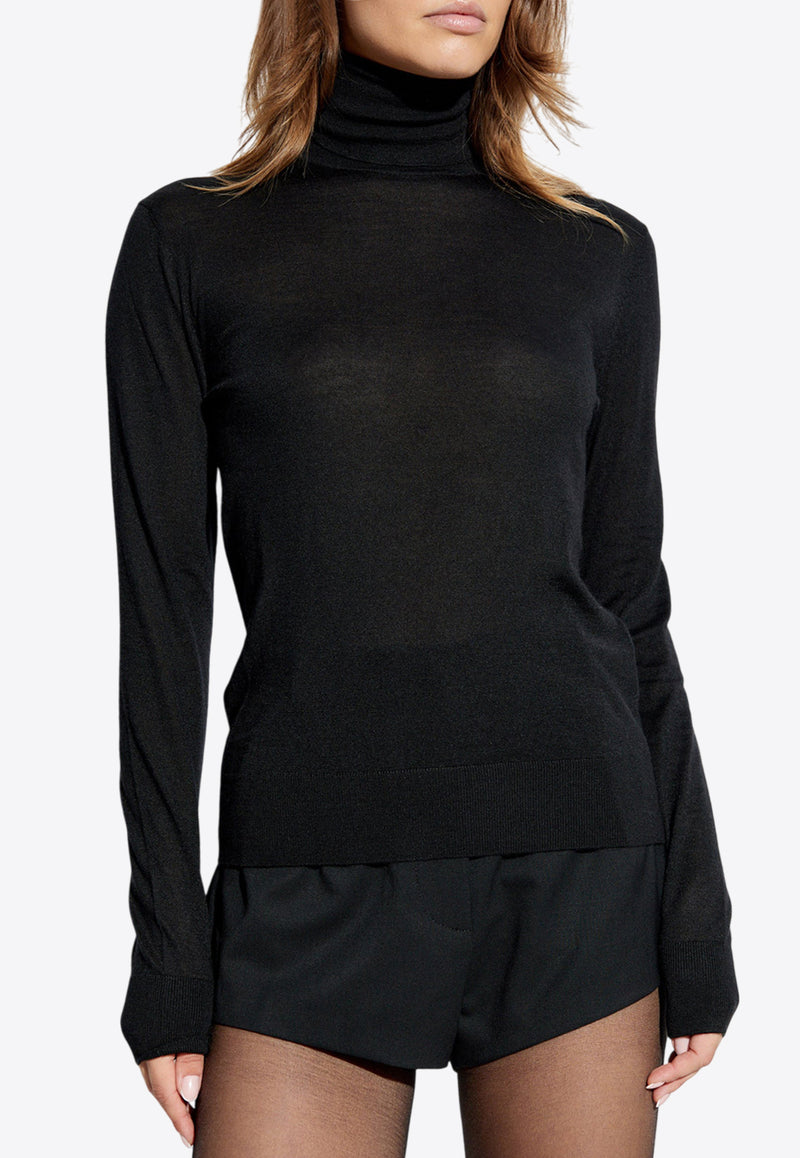 Dolce & Gabbana Turtleneck Cashmere Blend Sweater FXW13T JFMEW-N0000