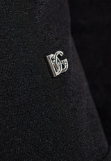 DG Logo Button-Up Knit Cardigan