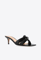 Amour 55 Leather Heeled Mules